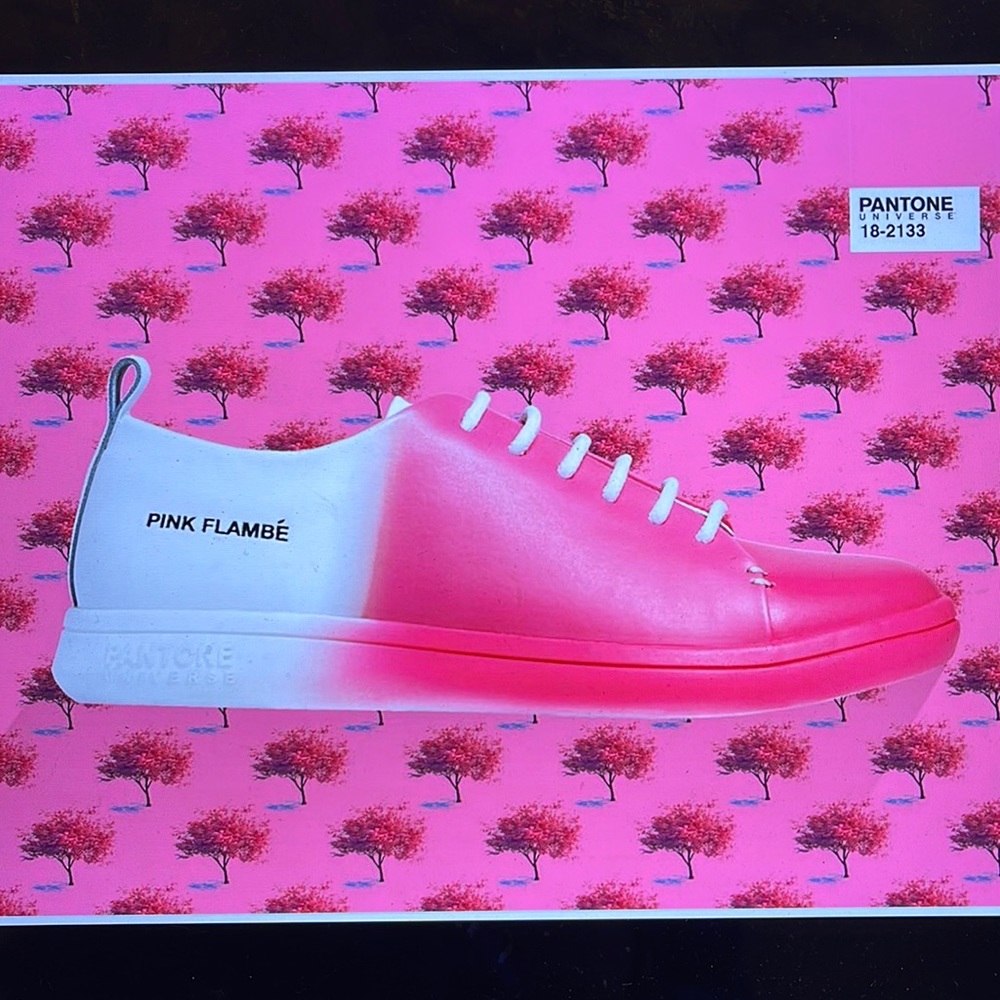 Pantone Universe Pink Flambé Sneakers